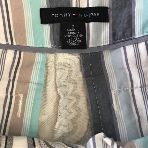 Tommy Hilfiger Paisley Print 5 Pocket Shorts Sz 2 - Picture 7 of 8